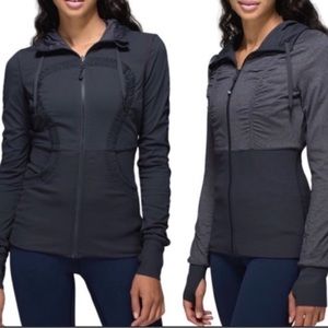 LULULEMON Dance Studio Reversible Dark Grey Jacket 6